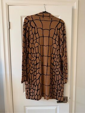 Tahari Tan Cardigan
